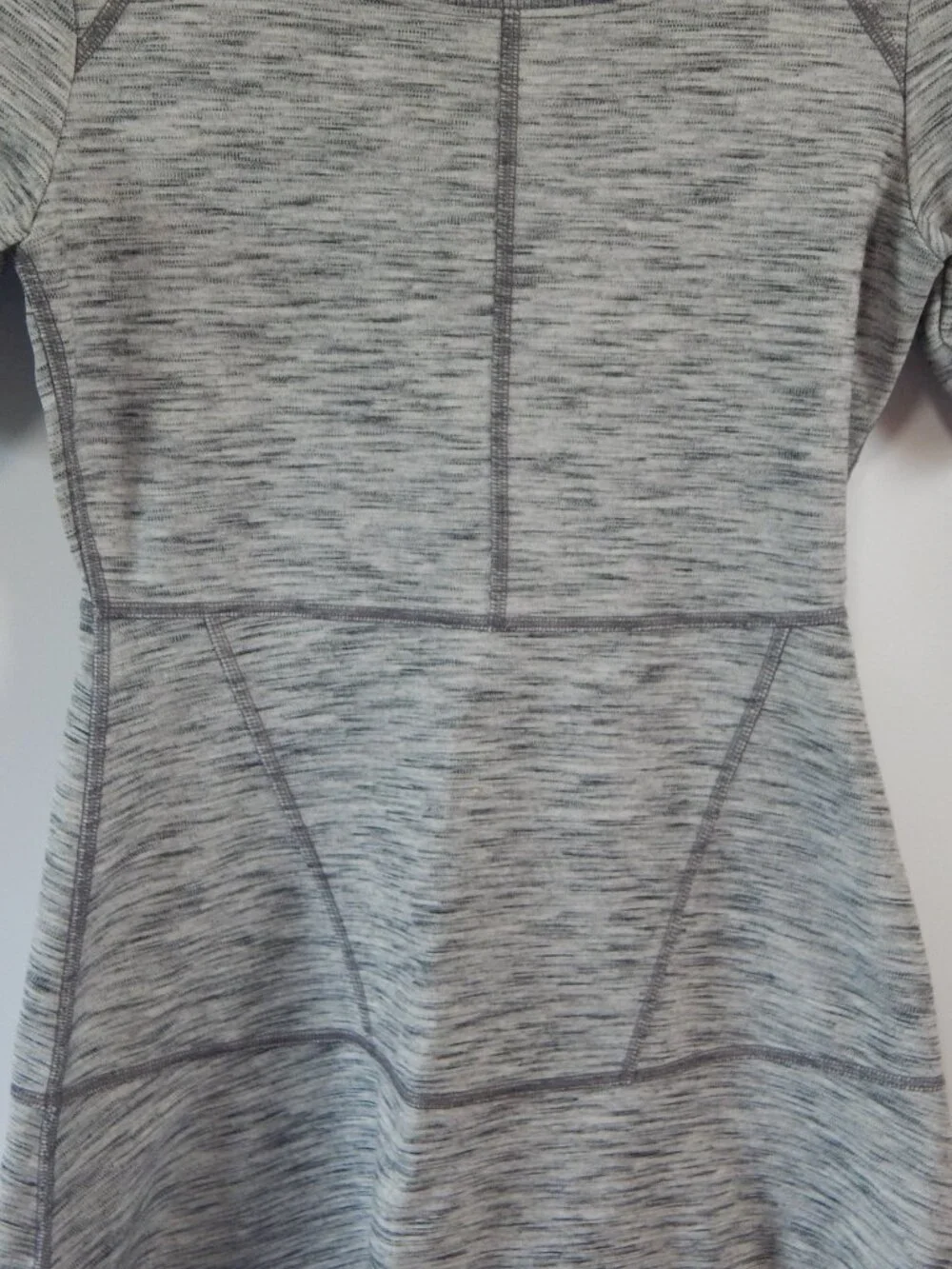 Athleta Textured En Route Dress Gray XXS
